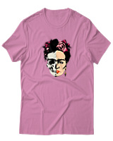T-Shirt  Γυναικείο - Frida Duality - Color Thumbnail Ροζ