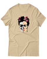 T-Shirt  Γυναικείο - Frida Duality - Color Thumbnail Μπέζ