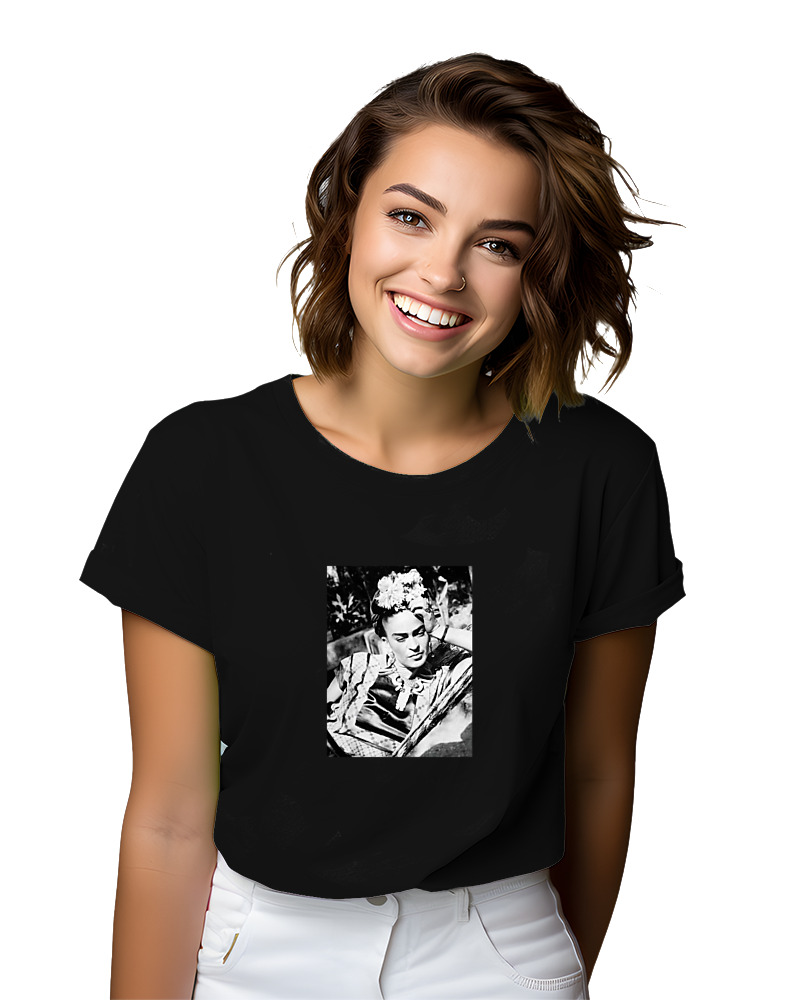 Frida Kahlo black&white - Image 1