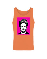 Αμάνικο Μπλουζάκι Αντρικό - Frida Kahlo Foux - Color Thumbnail Peach