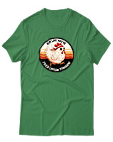 T-Shirt Αντρικό - Fried Chicken - Color Thumbnail Πράσινο