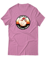 T-Shirt Αντρικό - Fried Chicken - Color Thumbnail Ροζ