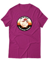 T-Shirt Αντρικό - Fried Chicken - Color Thumbnail Φουξια
