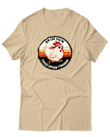 T-Shirt Αντρικό - Fried Chicken - Color Thumbnail Μπεζ