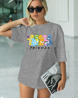 T-Shirt Classic - Friends Bears - Color Thumbnail GREY MELANZE