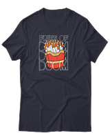 T-Shirt Αντρικό - Fries Of Doom - Color Thumbnail Σκούρο Μπλε