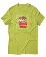 T-Shirt Αντρικό - Fries Of Doom - Color Thumbnail Λαχανί