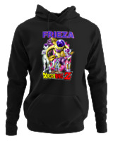 Φούτερ με κουκούλα - Frieza - Color Thumbnail Μαύρο