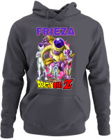 Φούτερ με κουκούλα - Frieza - Color Thumbnail Ανθρακί