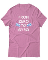T-Shirt Unisex - From Zero To Gyro - Color Thumbnail Ροζ