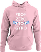 Φούτερ με κουκούλα - From Zero To Gyro - Color Thumbnail Pink