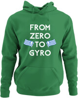 Φούτερ με κουκούλα - From Zero To Gyro - Color Thumbnail Kelly Green