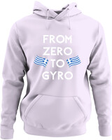 Φούτερ με κουκούλα - From Zero To Gyro - Color Thumbnail Λιλά