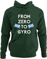 Φούτερ με κουκούλα - From Zero To Gyro - Color Thumbnail Κυπαρισσί