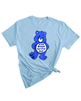 T-Shirt Woman Fashion Γυναικείο - Fuck Around Find Out - Color Thumbnail SKY BLUE
