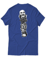 T-Shirt Αντρικό - Fuck Of Rules - Color Thumbnail Μπλε Ρουά