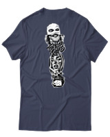 T-Shirt Αντρικό - Fuck Of Rules - Color Thumbnail Μπλε Γκρι