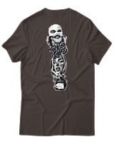T-Shirt Αντρικό - Fuck Of Rules - Color Thumbnail Καφέ