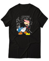 T-Shirt Αντρικό - Fuck Punisher - Color Thumbnail Μαύρο