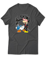 T-Shirt Αντρικό - Fuck Punisher - Color Thumbnail Ανθρακί