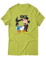 T-Shirt Αντρικό - Fuck Punisher - Color Thumbnail Λαχανί