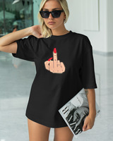 T-Shirt Classic - Fuck You Hand - Color Thumbnail BLACK