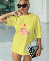 T-Shirt Classic - Fuck You Hand - Color Thumbnail LIGHT YELLOW