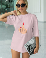T-Shirt Classic - Fuck You Hand - Color Thumbnail PALE PINK