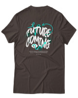 T-Shirt Αντρικό - Future Coming - Color Thumbnail Καφέ