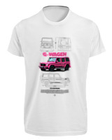 T-Shirt Fit Αντρικό - G Wagen - Color Thumbnail 'Ασπρο