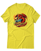 T-Shirt Αντρικό - Game Master - Color Thumbnail Κίτρινο