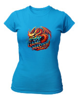 T-Shirt Στενή Γραμμή Γυναικείο - Game Master - Color Thumbnail Τιρκουάζ