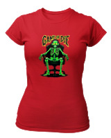 T-Shirt Στενή Γραμμή Γυναικείο - Game Or Die - Color Thumbnail Κόκκινο