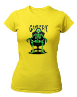T-Shirt Στενή Γραμμή Γυναικείο - Game Or Die - Color Thumbnail Κίτρινο