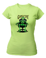 T-Shirt Στενή Γραμμή Γυναικείο - Game Or Die - Color Thumbnail Λαχανί