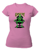 T-Shirt Στενή Γραμμή Γυναικείο - Game Or Die - Color Thumbnail Ροζ
