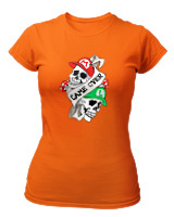 T-Shirt Στενή Γραμμή Γυναικείο - Game Over Mario - Color Thumbnail Πορτοκαλί