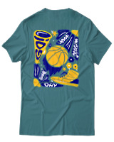 T-Shirt Αντρικό - Game Season - Color Thumbnail Μπλε Πράσινο