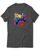 T-Shirt Αντρικό - Game - Color Thumbnail Ανθρακί