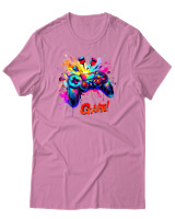 T-Shirt Αντρικό - Game - Color Thumbnail Ροζ