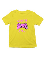 T-Shirt  Παιδικό - Gamer Girl - Color Thumbnail Κίτρινο