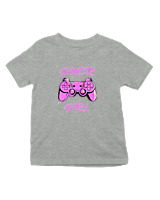 T-Shirt  Παιδικό - Gamer Girl - Color Thumbnail Γκρι Μελανζέ