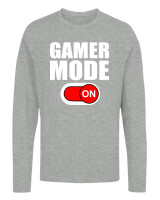 Μακρυμάνικο Μακό - Gamer Mode On - Color Thumbnail Γκρι Μελανζέ