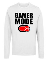 Μακρυμάνικο Μακό - Gamer Mode On - Color Thumbnail 'Ασπρο