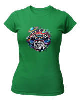 T-Shirt Στενή Γραμμή Γυναικείο - Gaming Beyond Limits - Color Thumbnail Πράσινο