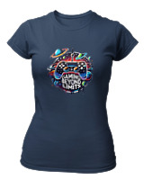 T-Shirt Στενή Γραμμή Γυναικείο - Gaming Beyond Limits - Color Thumbnail Σκούρο Μπλε