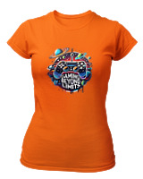 T-Shirt Στενή Γραμμή Γυναικείο - Gaming Beyond Limits - Color Thumbnail Πορτοκαλί