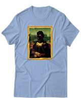 T-Shirt Αντρικό - Gangsta Lisa - Color Thumbnail Γαλάζιο