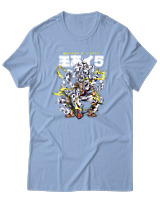 T-Shirt Αντρικό - Gear 5 Luffy - Color Thumbnail Γαλάζιο