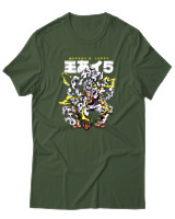 T-Shirt Αντρικό - Gear 5 Luffy - Color Thumbnail Κυπαρισσί